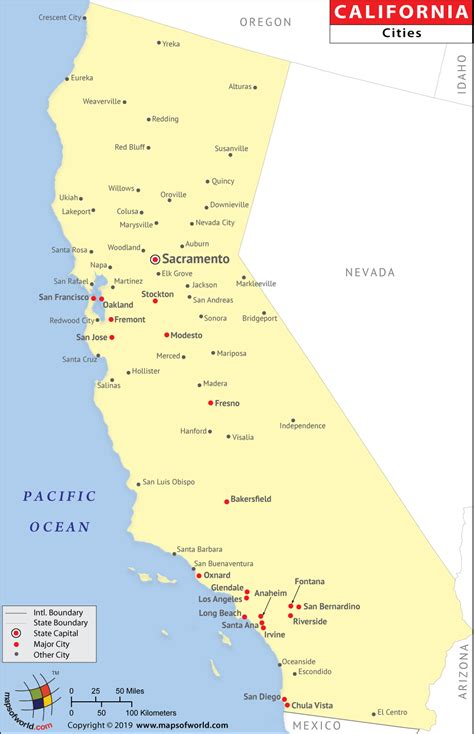 List of cities and towns in California .